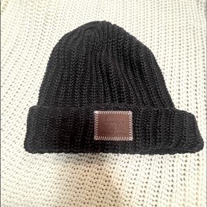 Love your melon charcoal gray winter knitted hat